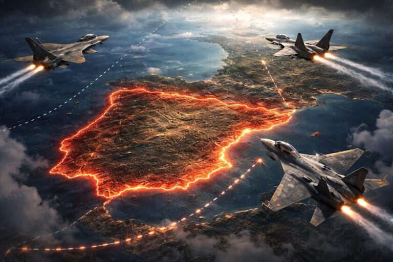 Image accompanying the article on Spain quietly allowing US tanker aircraft through its airspace after banning them for Iran operations.